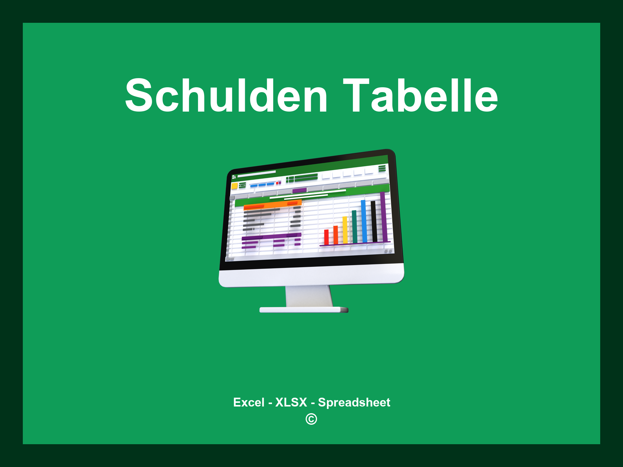 Schulden Tabelle Excel