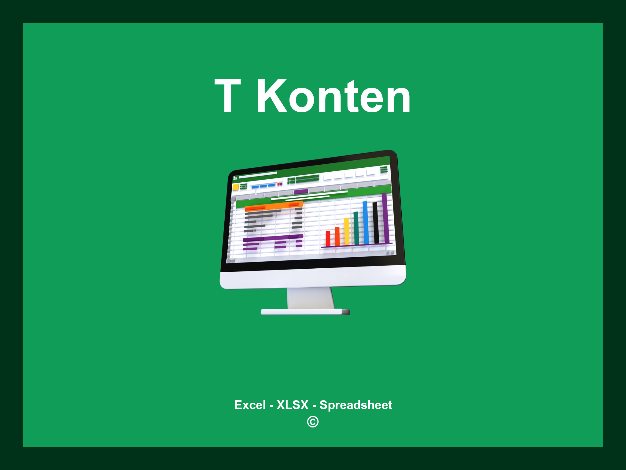 T Konten Vorlage Excel