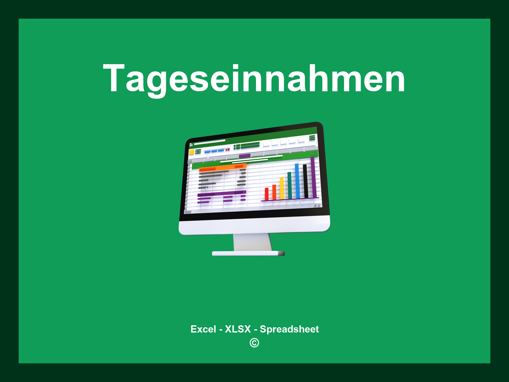 Tageseinnahmen Vorlage